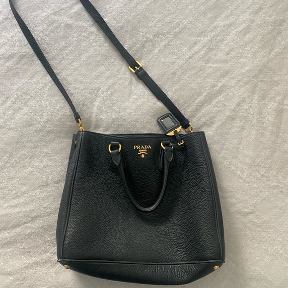 Prada Authentic Leather Bag in Black - Picture 13 of 13